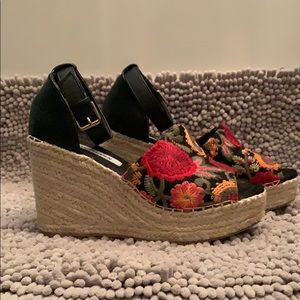 Steve Madden Embroidered Espadrilles